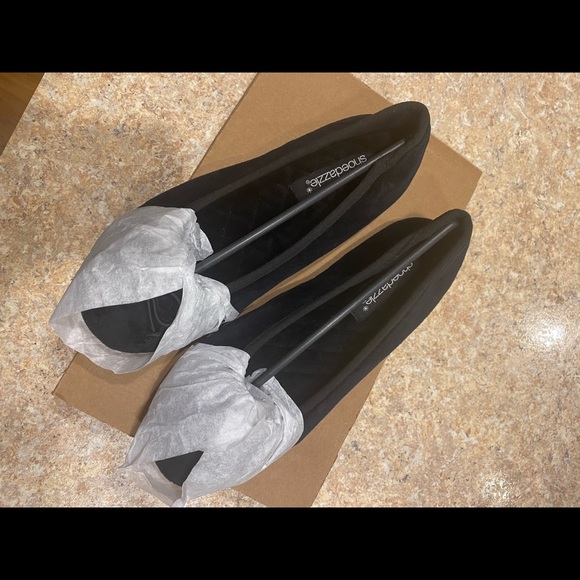 Sz 5-6 Llysha Ballerina Slippers-Black NIP - Picture 9 of 12